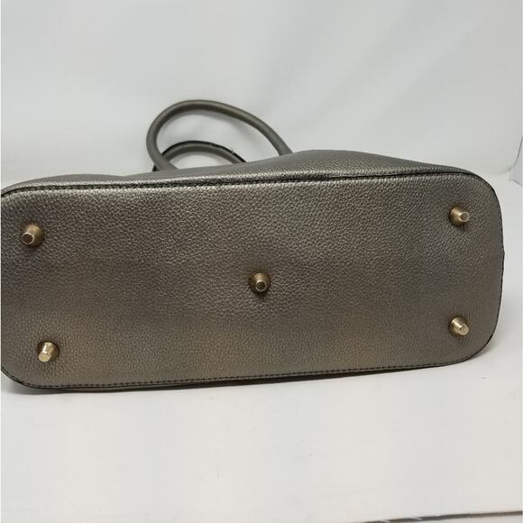 Gray Large Shoulder Handbag Excellent Comfortable Lightweight Easy to Care Purse - Picture 4 of 10